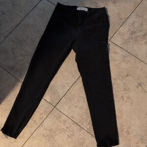 KanCan Black Signature Jeans with Branded Button